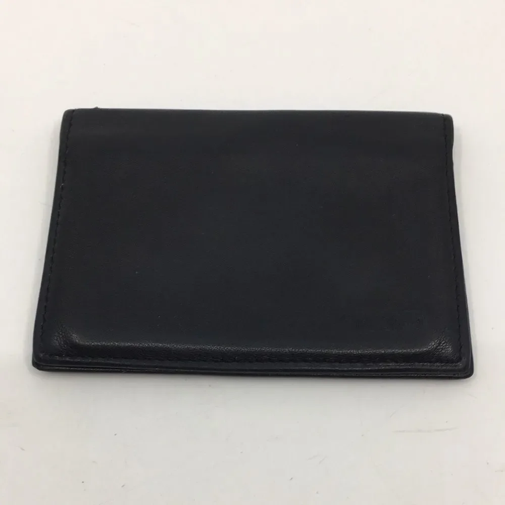 TUMI - Slim Card Case - Black Leather